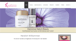 Desktop Screenshot of glam-kosmetik.de